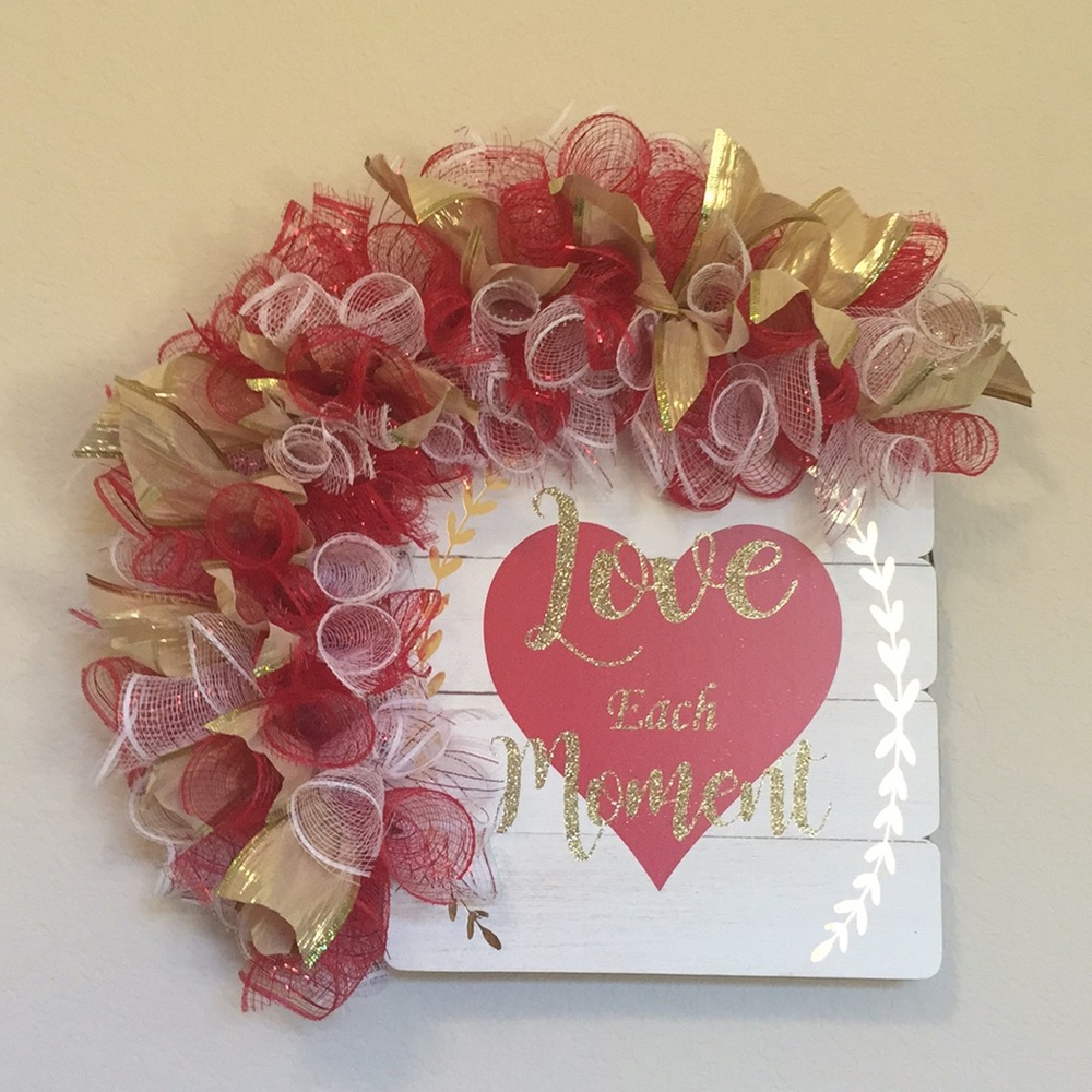 Valentine wreath